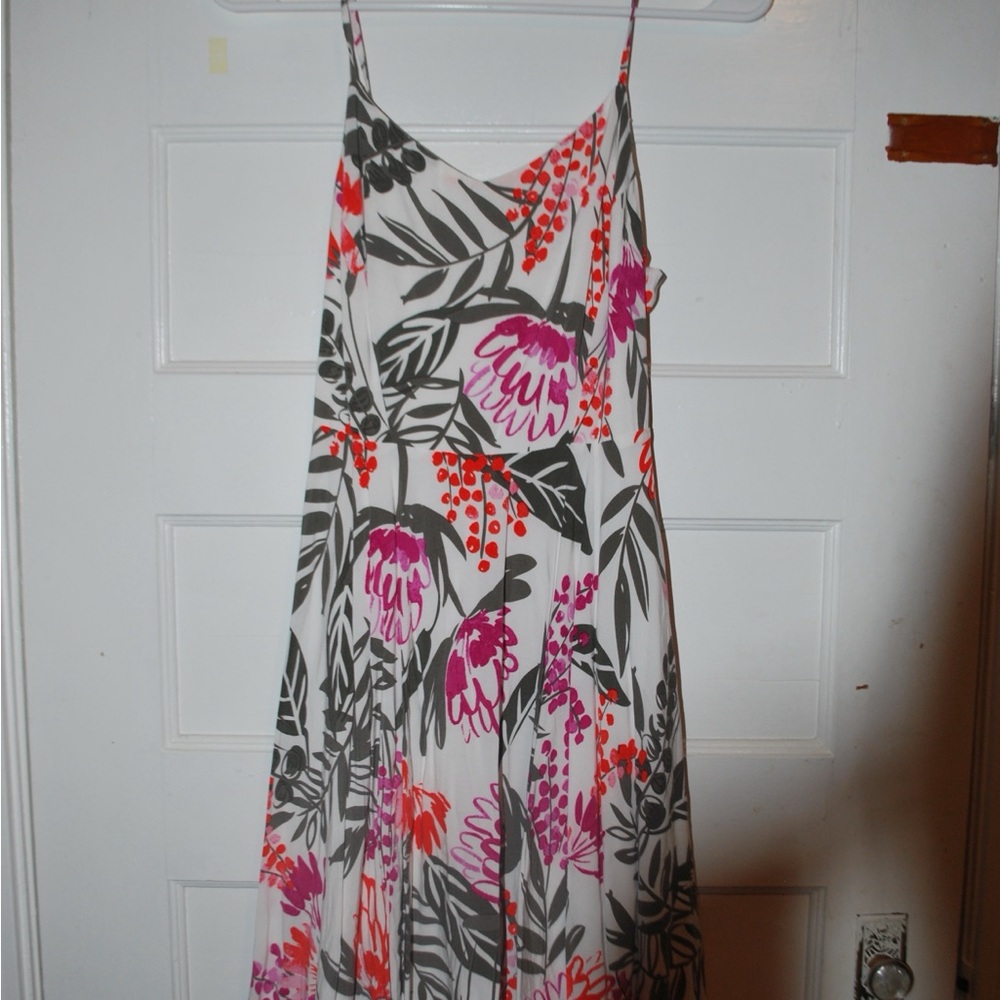 Old Navy Black and Gray Spaghetti Strap Sundress